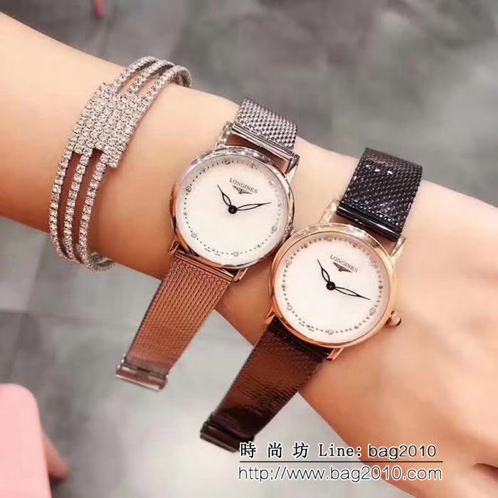 LONGINES浪琴 全新麗雅系列 石英女士腕表 WSS0665